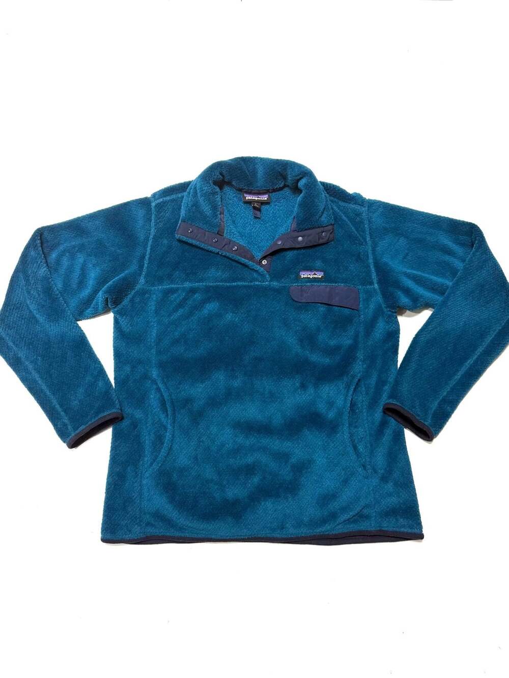 Patagonia Women's Large Re-Tool Snap-T Deep Pile Fleece Pullover Gorpcore Herita